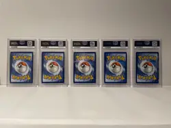 PSA Graded Pokemon Card Lot Radiant Charizard Pokemon Go #011 PSA 9, Eevee 172 - Image 2