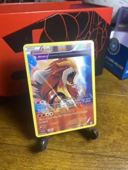 Pokemon TCG Entei Ancient Origins Holo Rare Card 15/98 - Image 1