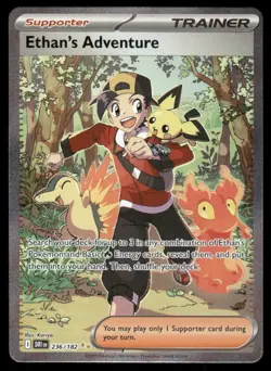 Pokemon Cards Ethan's Adventure 236/182 Destined Rivals NM *1 - Image 1