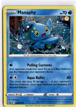 Manaphy - Promo Holo SWSH: Sword & Shield Promo Cards SWSH275 NM - Image 1
