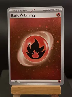 Pokemon Card SVE 002 Fire Energy Cosmos Holo Scarlet & Violet 151 Near Mint - Image 1