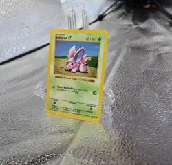 Pokemon TCG Nidoran (M) Card 55/102 Base Set Regular Unlimited Common LP+ WotC - Image 3