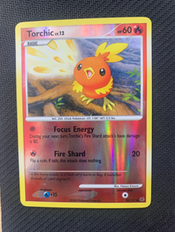 Torchic 99/127 Reverse Holo Pokemon Card - Platinum Base set - 2009 - MP - Image 1