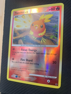 Torchic 99/127 Reverse Holo Pokemon Card - Platinum Base set - 2009 - MP - Image 2