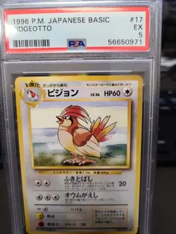 Pokemon Pidgeotto 1996 Base Set Rare Japanese Original Card - Image 1