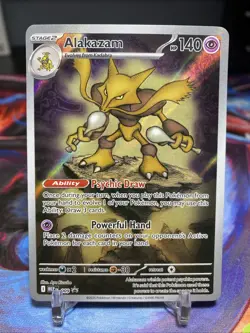 Alakazam SVP 009 Mega Evolution Black Star Promo Pokemon TCG Card - Image 2