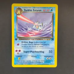 Pokemon TCG Karte - Dunkles Entoron 1. Edition 37/82 Team Rocket Deutsch - Image 3