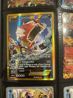 Pokemon Gyarados EX TCG Card Full Art Holo, Secret Rare, XY Breakpoint 123/122 - Image 1