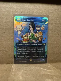 Lulu Stern Guardian Borderless Chocobo Track Foil Card #0467 MTG - Image 1