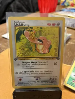 Lickitung 38/64 1999 Jungle Set Pokemon Card TCG WOTC Vintage Uncommon - Image 1
