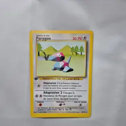 Pokemon TCG Porygon Base Set 39/102 Regular 1st Edition Uncommon German Card - Image 1