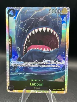 Laboon EB01-048 Premium Booster Reprint Foil Super Rare One Piece Trading Card - Image 1