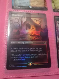Blood Crypt (Borderless) Lorwyn Eclipsed Foil #0349 MTG Magic NM - Image 1