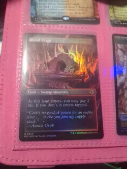 Blood Crypt (Borderless) Lorwyn Eclipsed Foil #0349 MTG Magic NM - Image 2