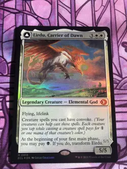Eirdu, Carrier of Dawn // Isilu, Carrier of Twilight - Foil ECL NM MTG - Image 1