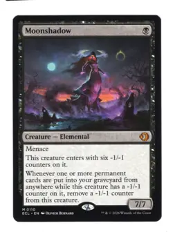 Magic the Gathering Lorwyn Eclipsed Moonshadow 110 Reg Mythic - Image 1