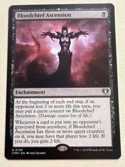 Bloodchief Ascension - MTG NM EDH Drain Combo Enchantment (CMM #139) - Image 1