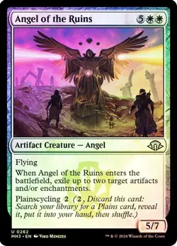 NM Foil Angel of the Ruins, MTG, Modern Horizons 3, Magic the Gathering, 262 - Image 1