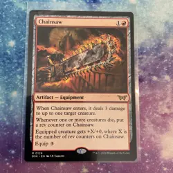 Chainsaw (REGULAR) x1 - MTG Duskmourn: House of Horror DSK #128 - Image 1