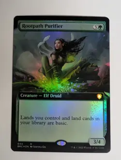 MTG - Rootpath Purifier - BRC - M - Ext Art Foil - 44 - Image 1