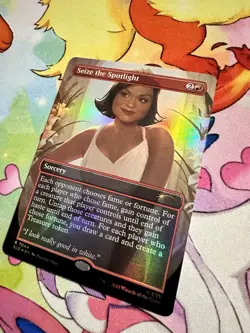 MTG Seize The Spotlight 7044 Foil Dwight's Destiny Bonus Secret Lair The Office - Image 3