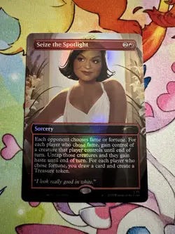 MTG Seize The Spotlight 7044 Foil Dwight's Destiny Bonus Secret Lair The Office - Image 4