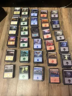 3000 Basic Lands MTG - 600 of Each Color - Magic the Gathering Bulk Lot Mana Set - Image 1