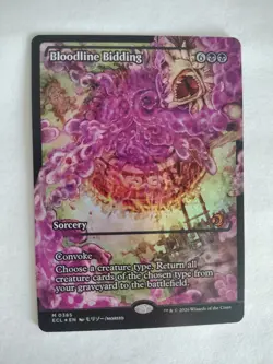 1x Bloodline Bidding (Showcase) Foil M Lorwyn Eclipsed 385 NM - Image 2