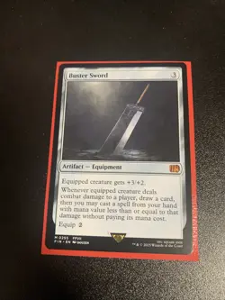 x1 Buster Sword M MTG Final Fantasy M/NM, English - Image 1