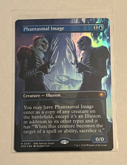 MTG Phantasmal Image - Borderless Foil - Special Guests - Duskmourn #67 - Image 1