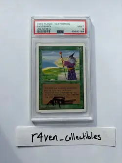 PSA 9 MTG Unlimited Fastbond Case Signed - Image 1