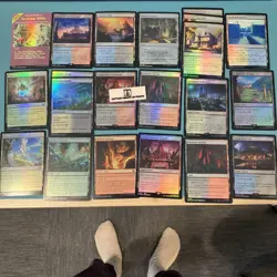21 foil Dual Land Lot NM MTG bulk pack commander EDH - Image 1