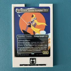 Syr Vondam, Sunstar Exemplar (Borderless) (Regular) - Edge of Eternities (EOE) - Image 1