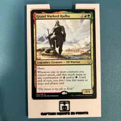 x1 Grand Warlord Radha R MTG Dominaria M/NM, English - Image 1