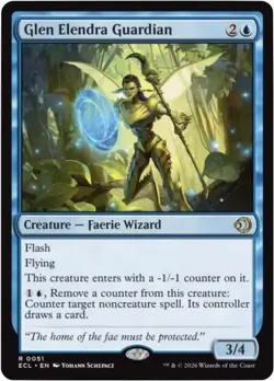 Glen Elendra Guardian 51 MTG NM - Lorwyn Eclipsed - Image 1