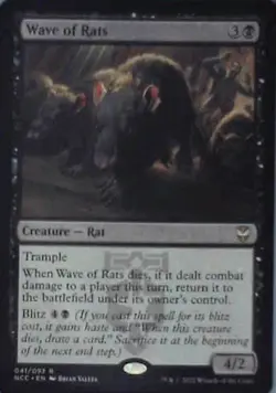 Wave of Rats - Commander: Streets of New Capenna: #41, MTG Nm C278 - Image 1
