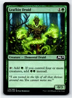 Leafkin Druid C Core Set 2020 # 178 NM Foil - Image 1