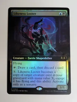 MTG - Likeness Looter - WOE - R - Ext Art Foil - 364 - Image 1
