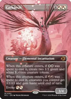 x1 Catharsis - Borderless M MTG Lorwyn Eclipsed M/NM, English - Image 1