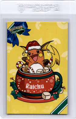 Raichu Peruvian christmas pokemon card - Image 1