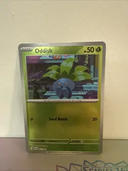 Oddish 001/094 Phantasmal Flames Reverse Holo NM Pokemon Card - Image 1