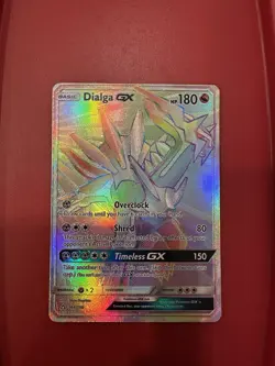 Dialga GX 164/156 Ultra Prism Rainbow Rare Pokemon TCG Card - Image 1