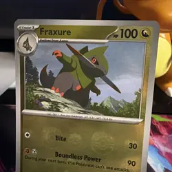 Fraxure 069/086 Poke Ball Holo Black Bolt Pokemon Card NM GEM - Image 2