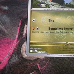 Fraxure 069/086 Poke Ball Holo Black Bolt Pokemon Card NM GEM - Image 3