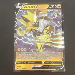 Zeraora V 053/198 Ultra Rare SWSH: Chilling Reign Pokemon TCG NM 2021 - Image 1