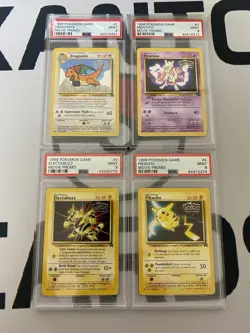 1999 Pokemon The First Movie Promo Set PSA 9 Pikachu Dragonite Mewtwo Electabuzz - Image 1