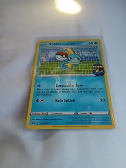 Sobble On The Ball 005/005 - Pokemon TCG - Promo Pokemon Futsal Stamp - Image 1