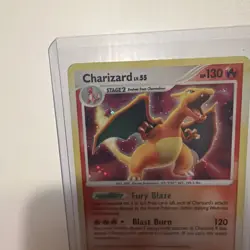 2007 Pokemon Charizard 3/132 Secret Wonders Holo Rare w/ SWIRL & Holo Bleed - NM - Image 2