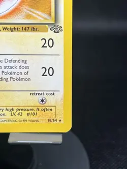 Pokemon TCG Electrode 18/64 Jungle Regular Rare LP - Image 4