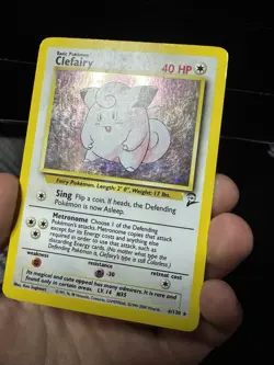 Clefairy 006/130 Base Set 2 Holo Rare Pokemon TCG Vintage - Image 4